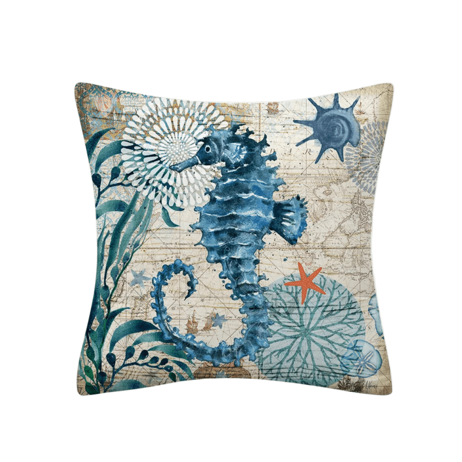Sea Horse Pillow Cover Pillow Covers - Pillow Blooms