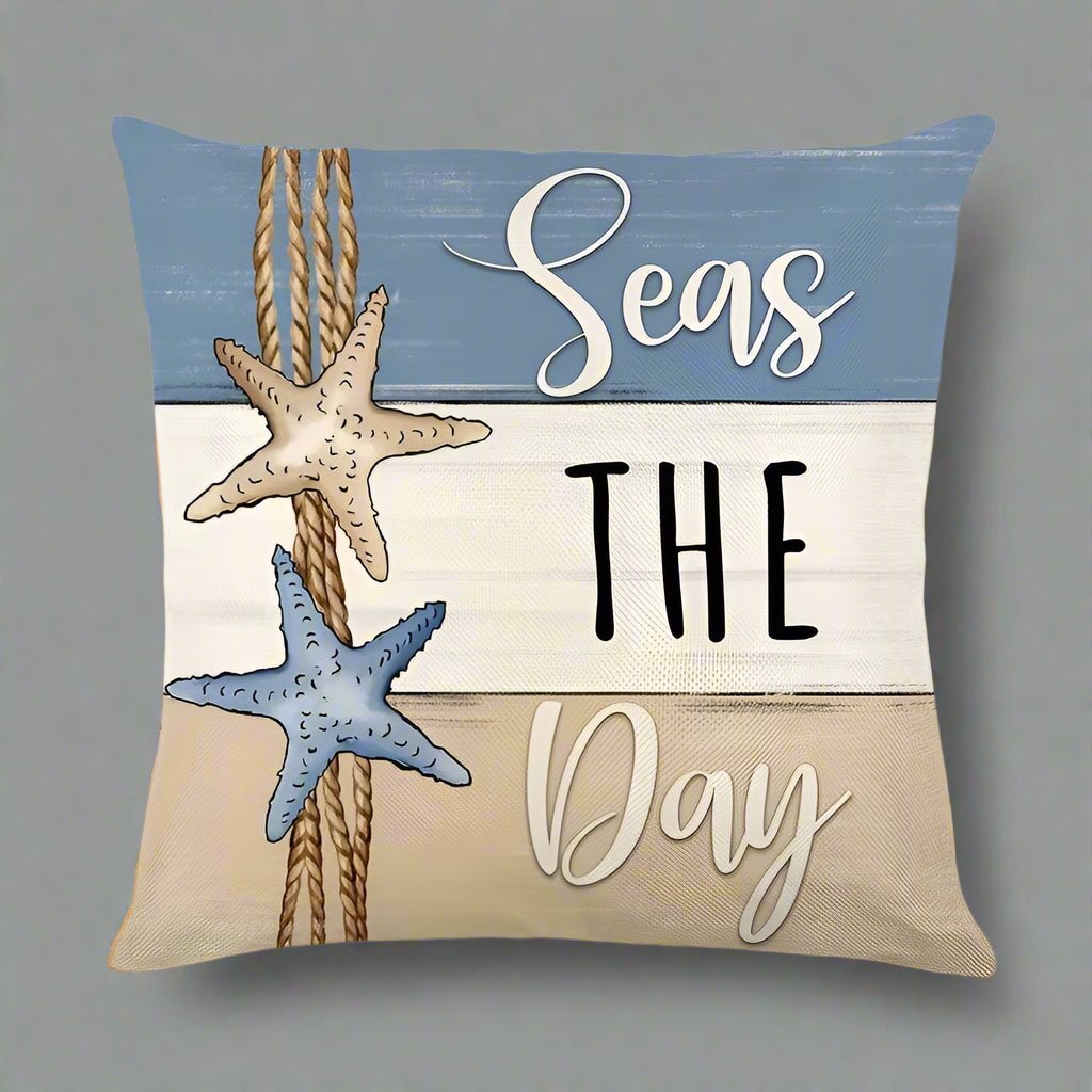 Seas the Day Pillow Cover Pillow Covers - Pillow Blooms