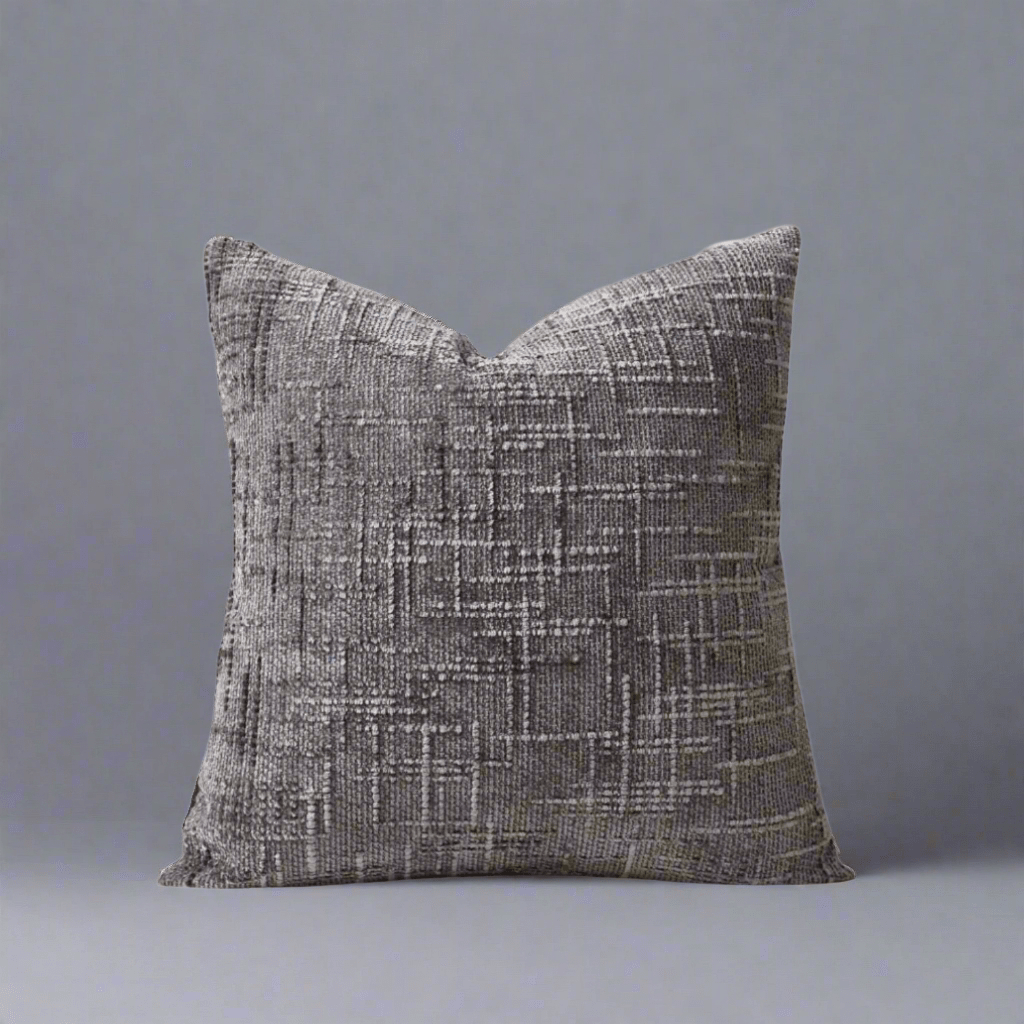 Shadow Gray Chenille Pillow Cover Pillow Covers - Pillow Blooms