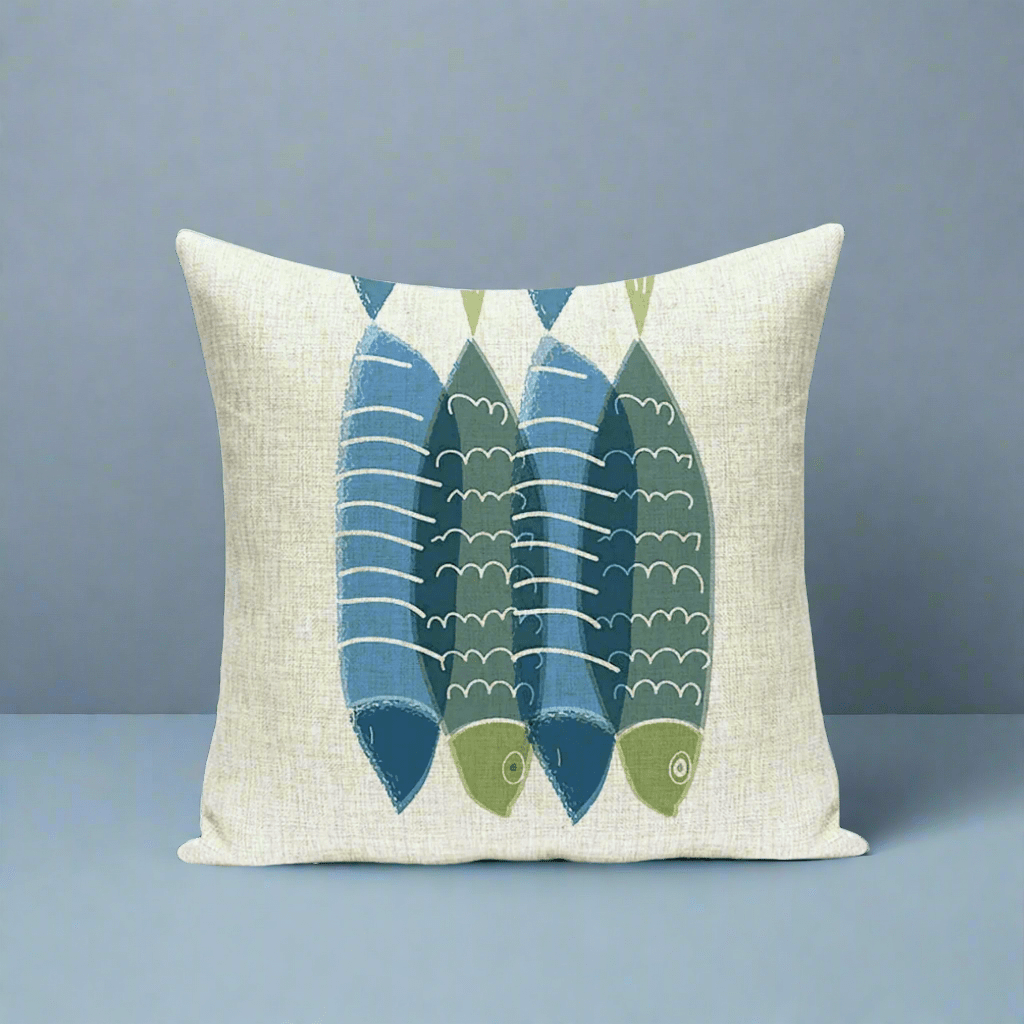 Something's Fishy Pillow Cover Pillow Covers - Pillow Blooms