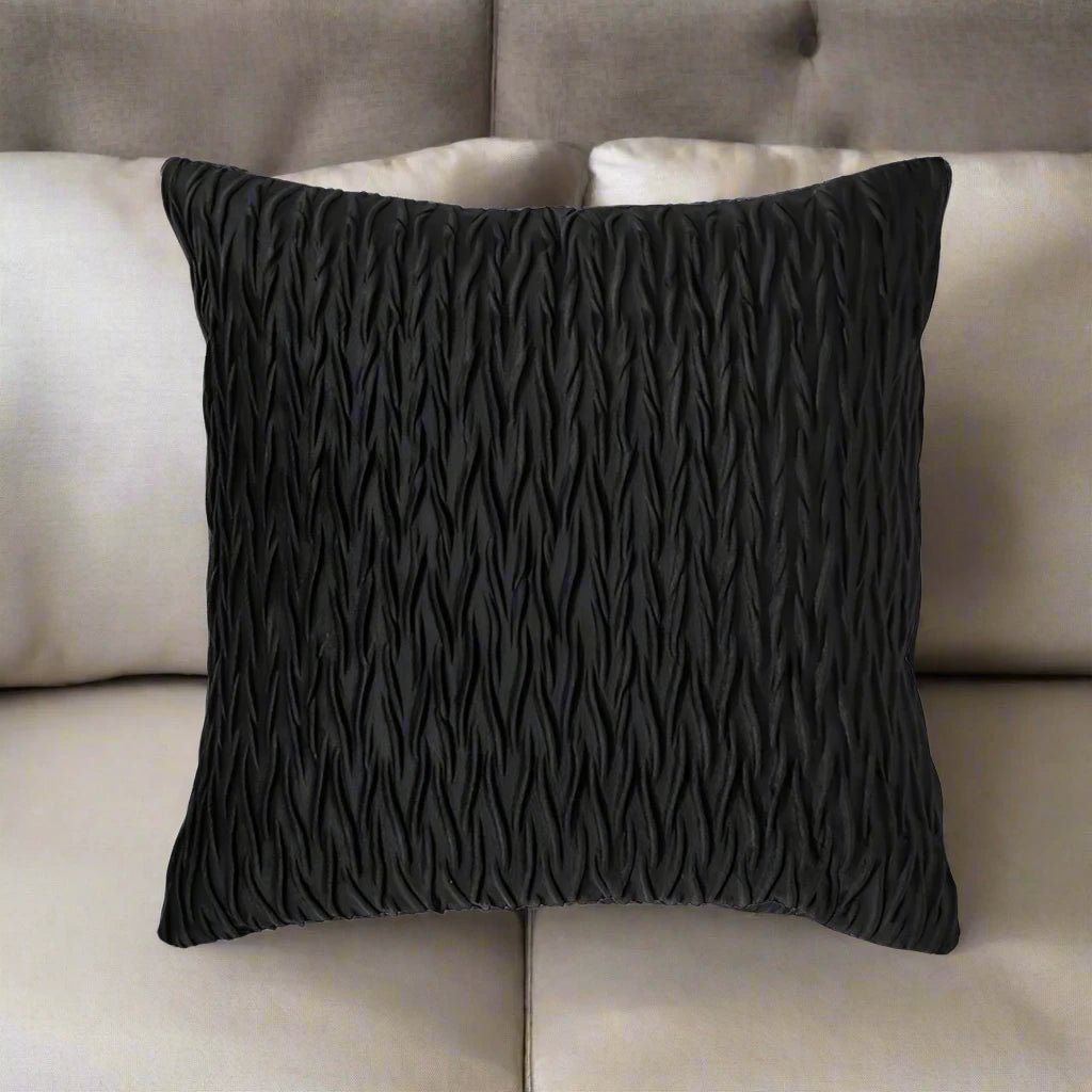 Sophia Black Velvet Pillow Cover Pillow Covers - Pillow Blooms