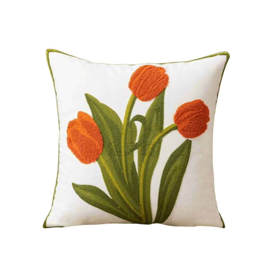 Spring Tulips Pillow Cover Pillow Covers - Pillow Blooms