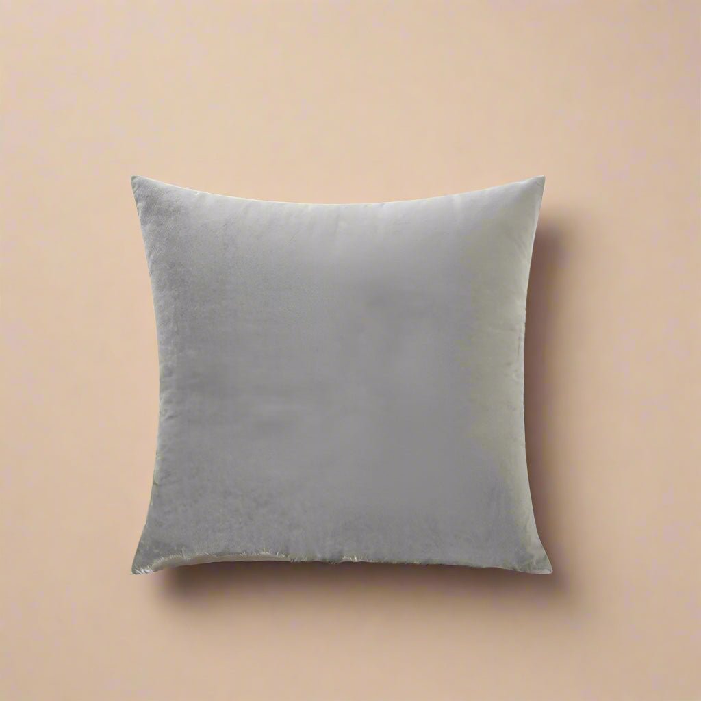 Stone Gray Velvet Pillow Cover Pillow Covers - Pillow Blooms