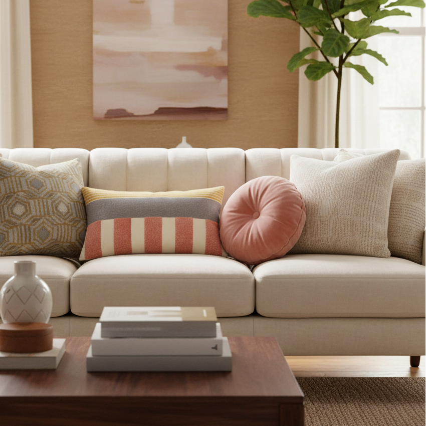 Stripe Pop Pillow Cover