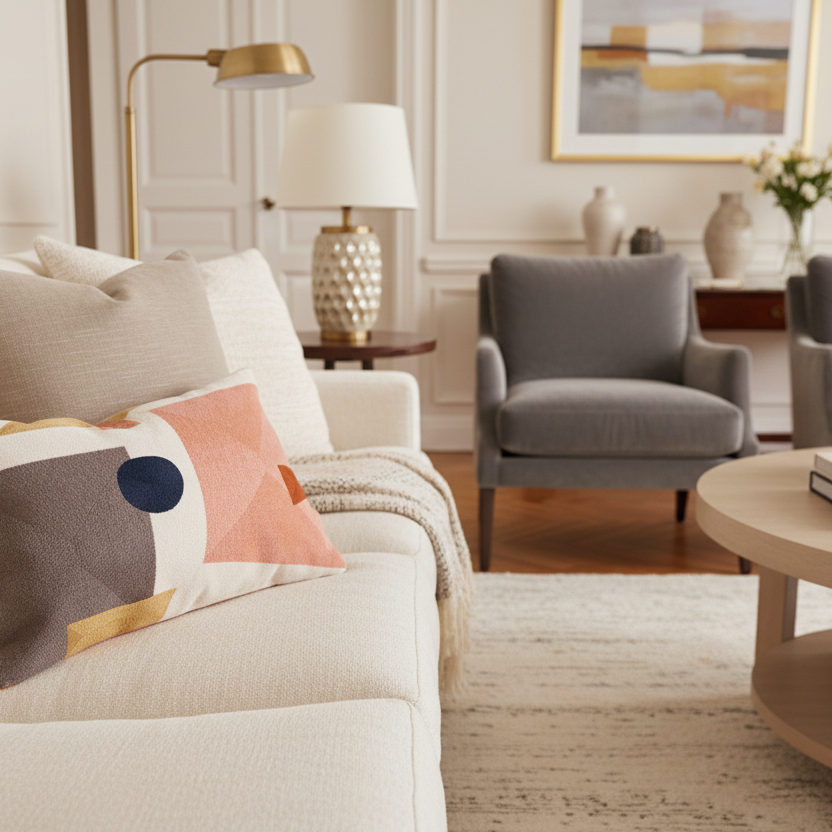 Studio Shapes Pillow Cover