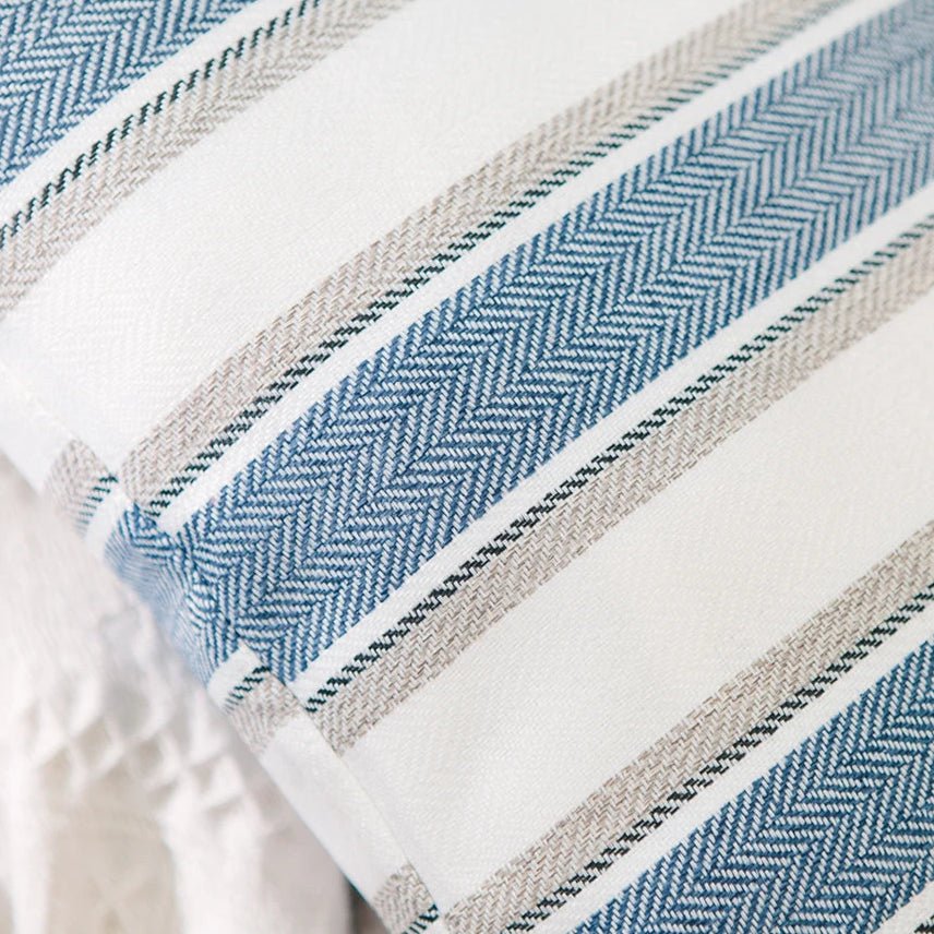 Sunday Stripes Blue Pillow Cover Pillow Covers - Pillow Blooms