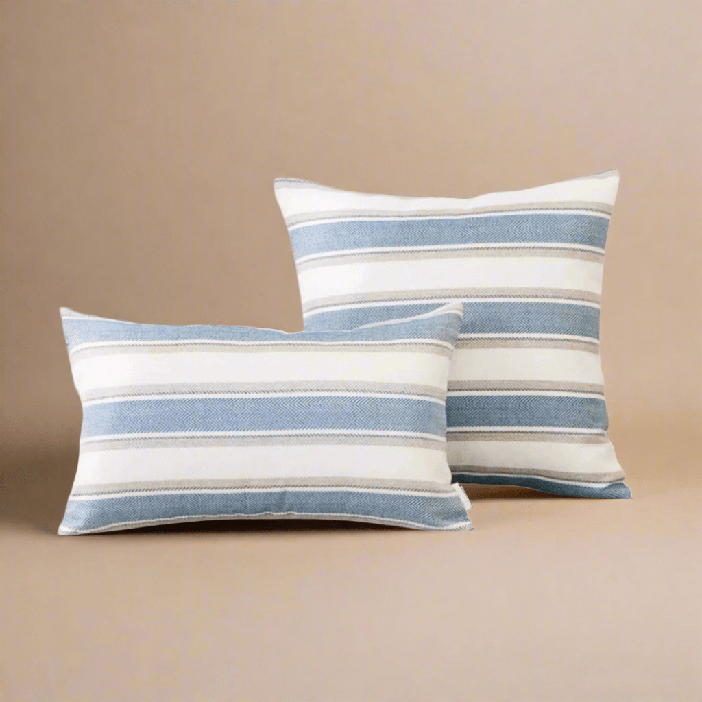 Sunday Stripes Blue Pillow Cover Pillow Covers - Pillow Blooms