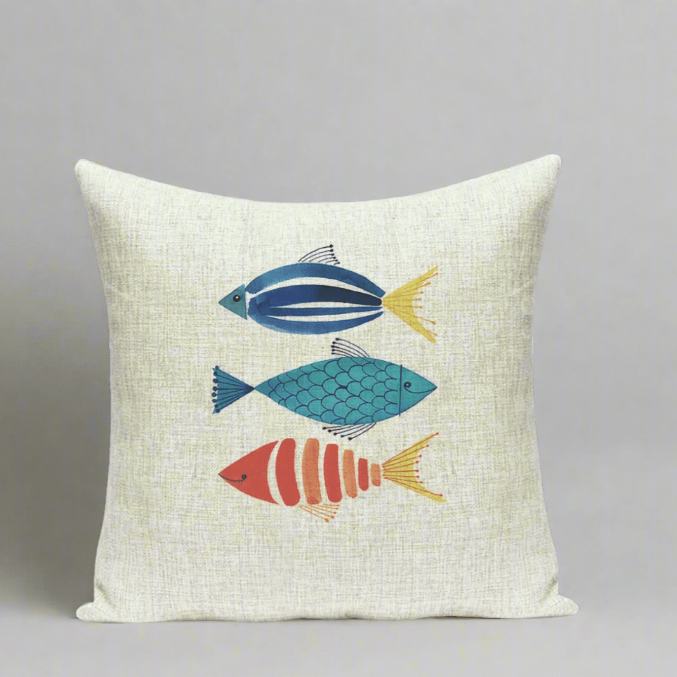 Swimmer Trio Pillow Cover Pillow Covers - Pillow Blooms