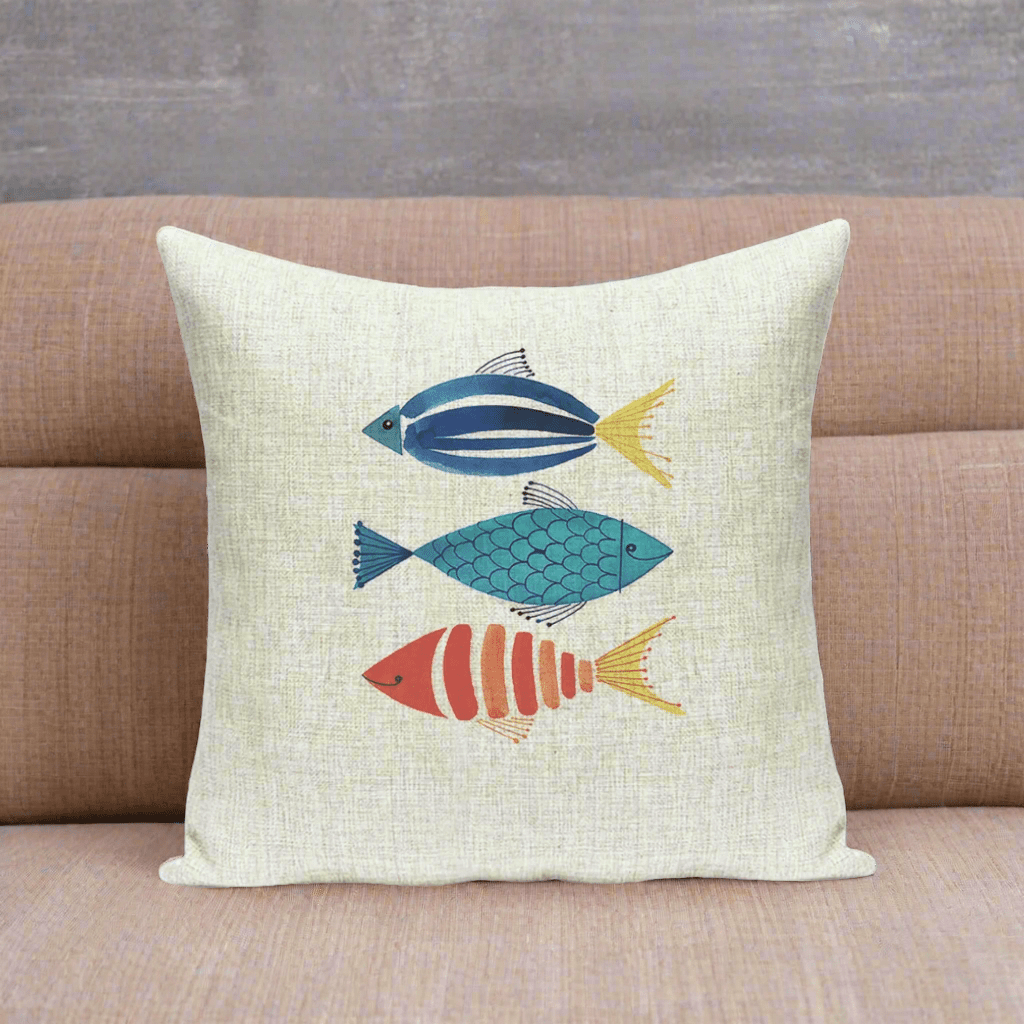 Swimmer Trio Pillow Cover Pillow Covers - Pillow Blooms