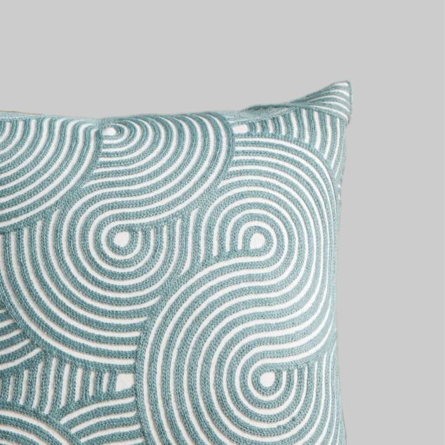 Swirls Blue Pillow Cover Pillow Covers - Pillow Blooms