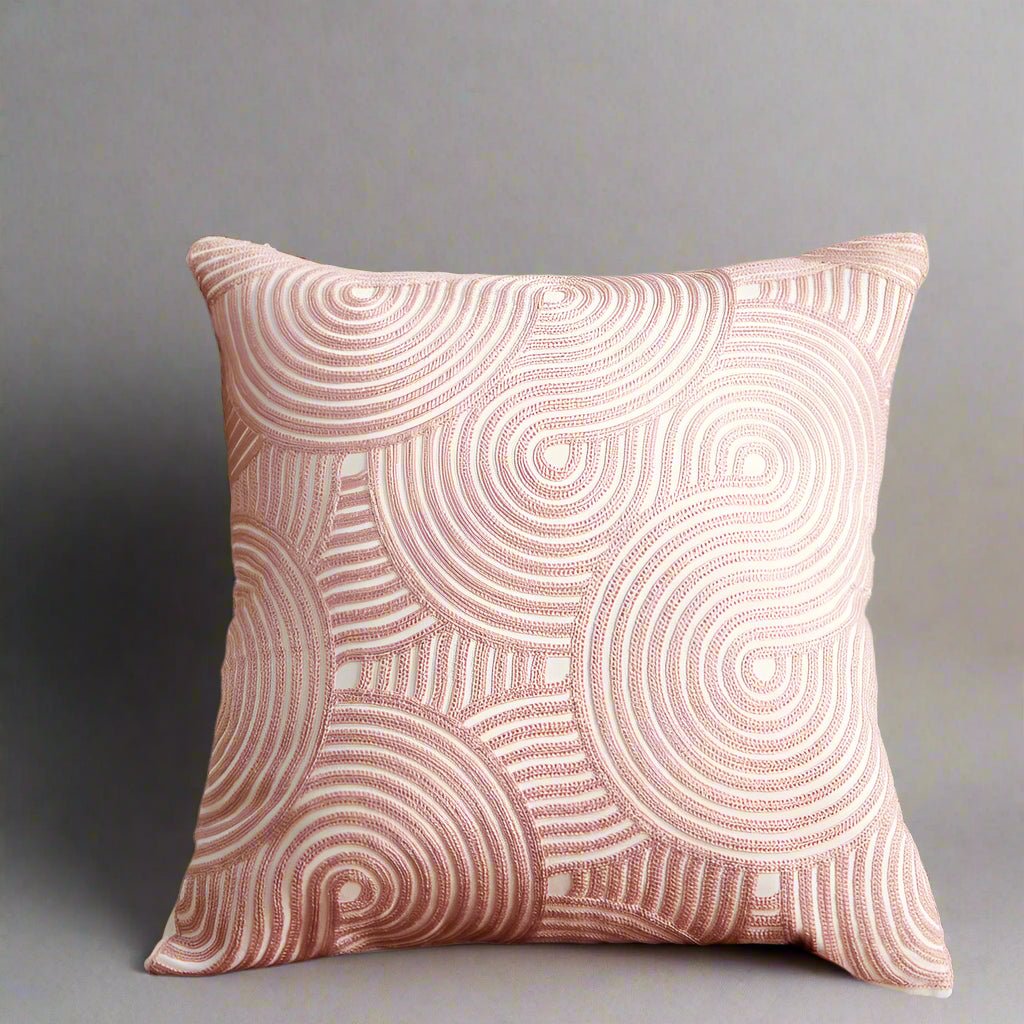 Swirls Pink Pillow Cover Pillow Covers - Pillow Blooms