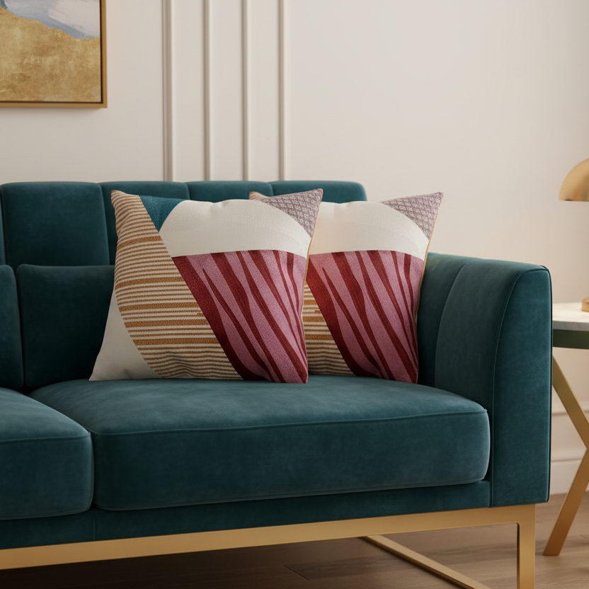 The Stripe is Right Pillow Cover
