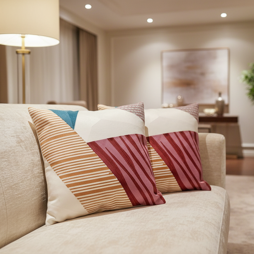 The Stripe is Right Pillow Cover
