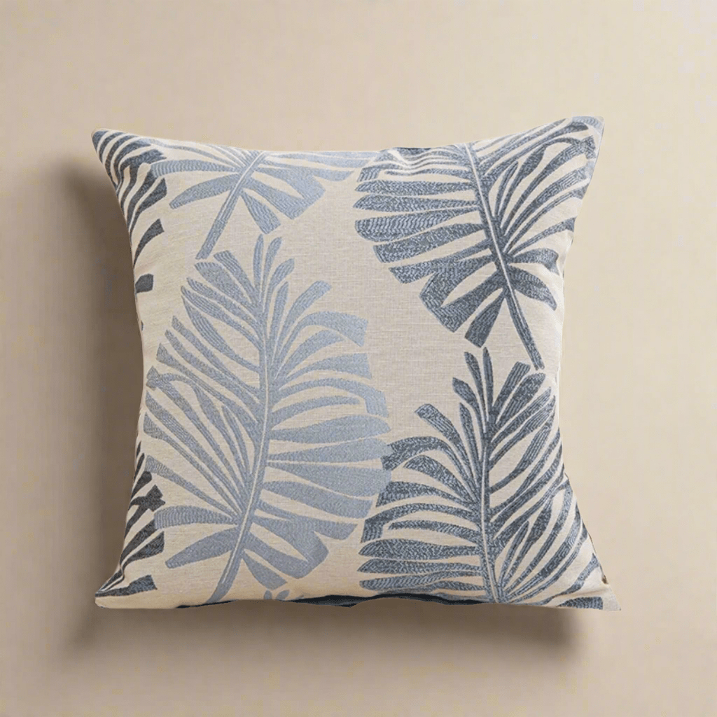 Tropicana Calm Blue Pillow Cover Pillow Covers - Pillow Blooms
