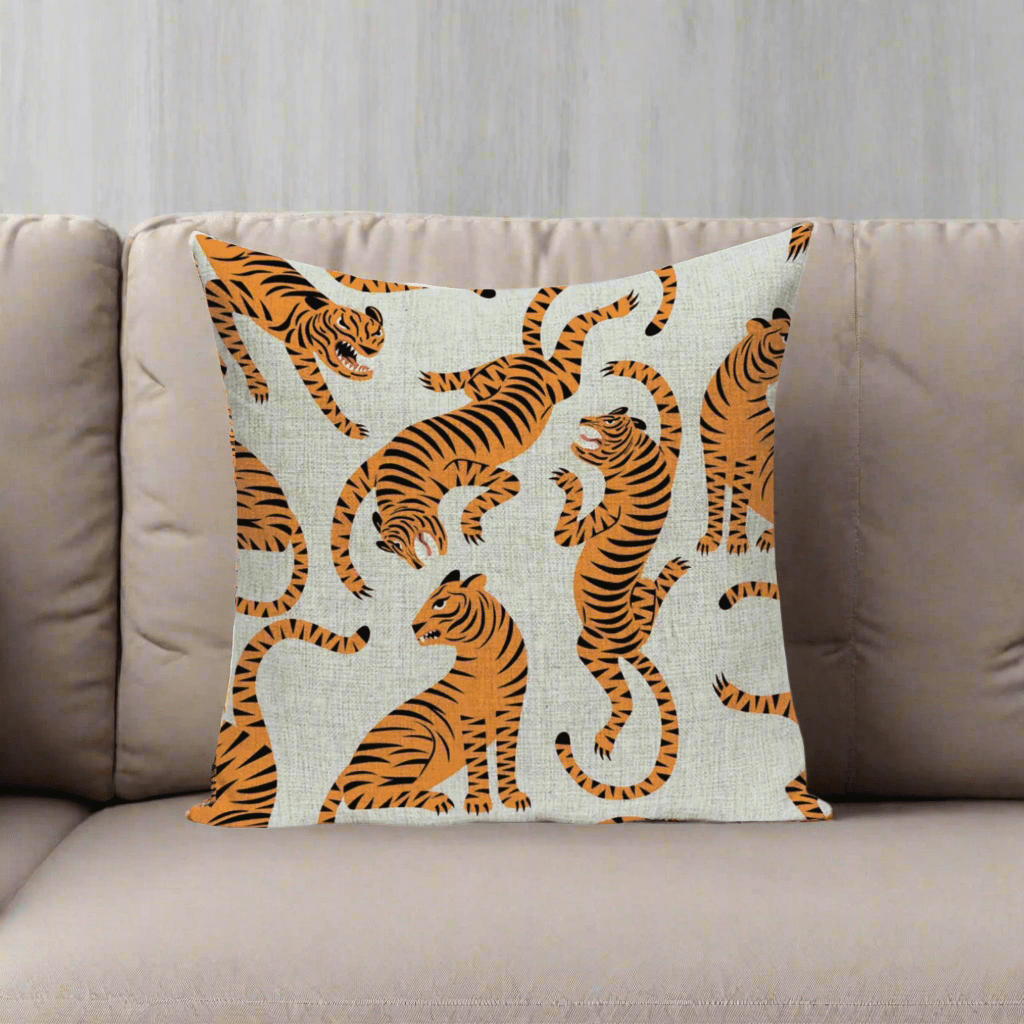 Wild Tiger Pillow Cover Pillow Covers - Pillow Blooms