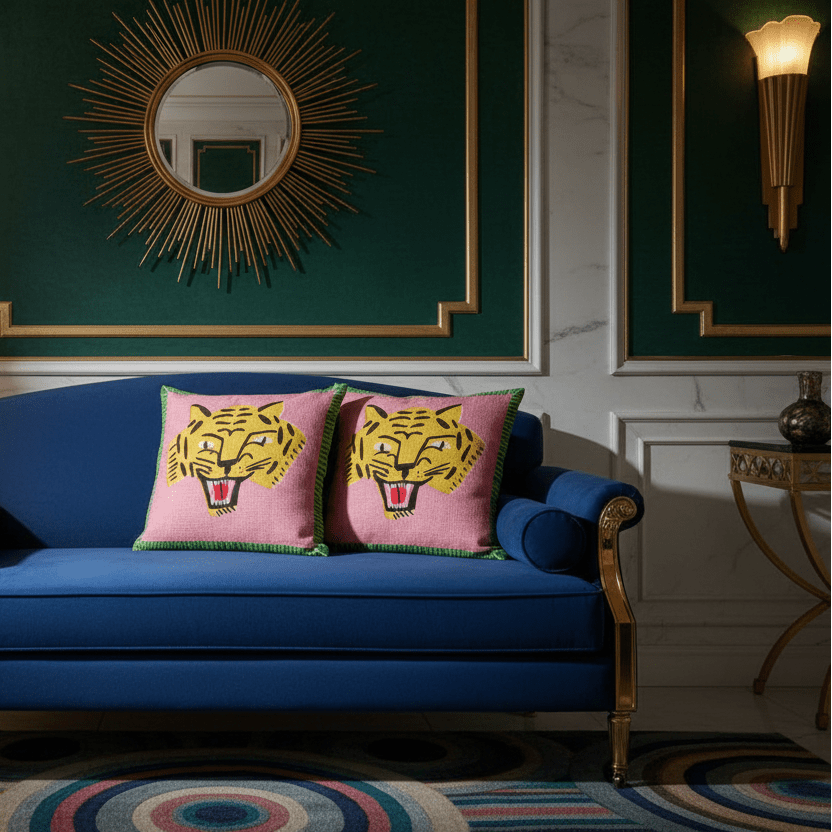 Wild Tiger Pink Pillow Cover Pillow Covers - Pillow Blooms