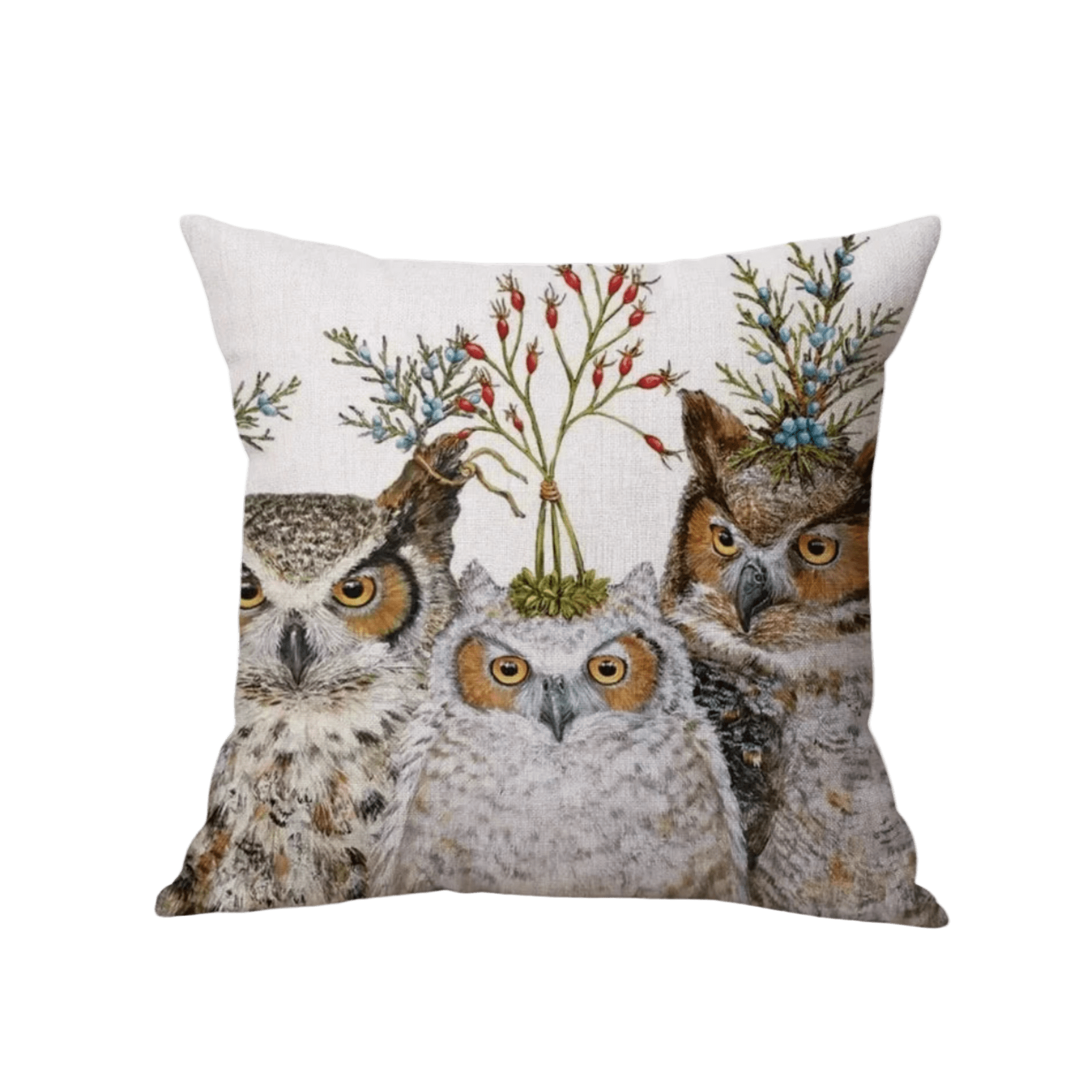 Woodland Owl Pillow Cover Pillow Covers - Pillow Blooms