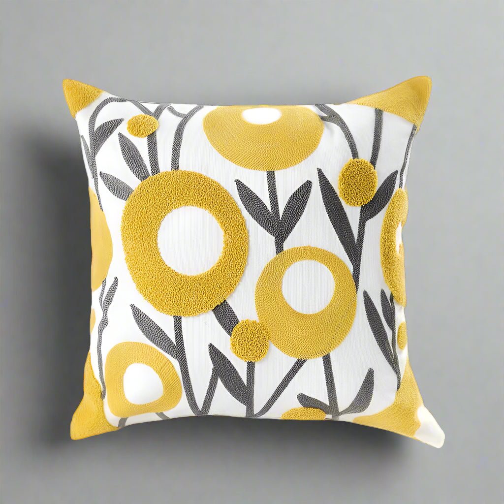 Yellow Garden Pillow Cover Pillow Covers - Pillow Blooms